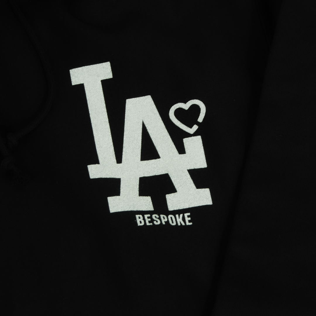 CH REVERSE WEAVE SWEAT HOODIE(LA CUSTOM) BLACK