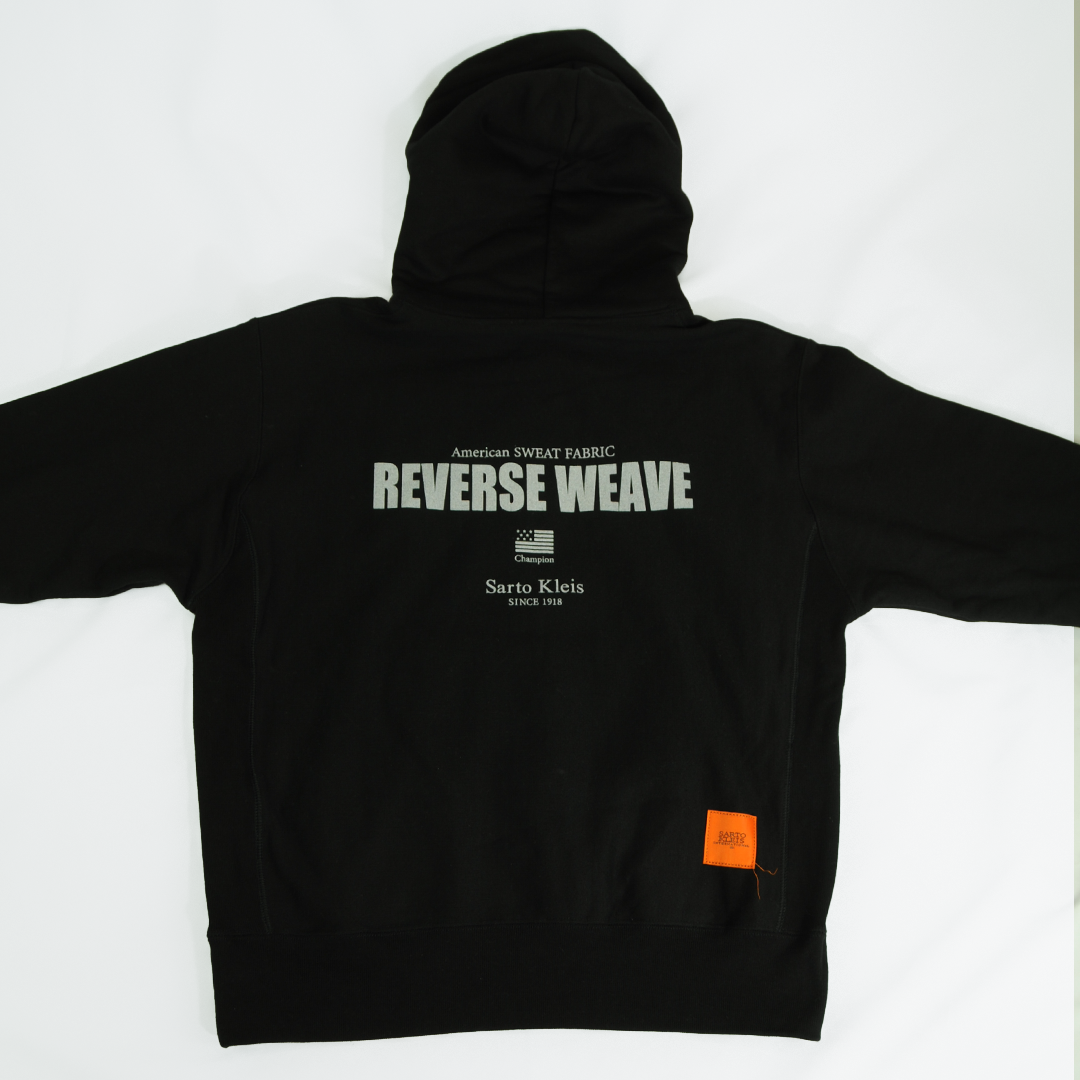 CH REVERSE WEAVE SWEAT HOODIE(LA CUSTOM) BLACK