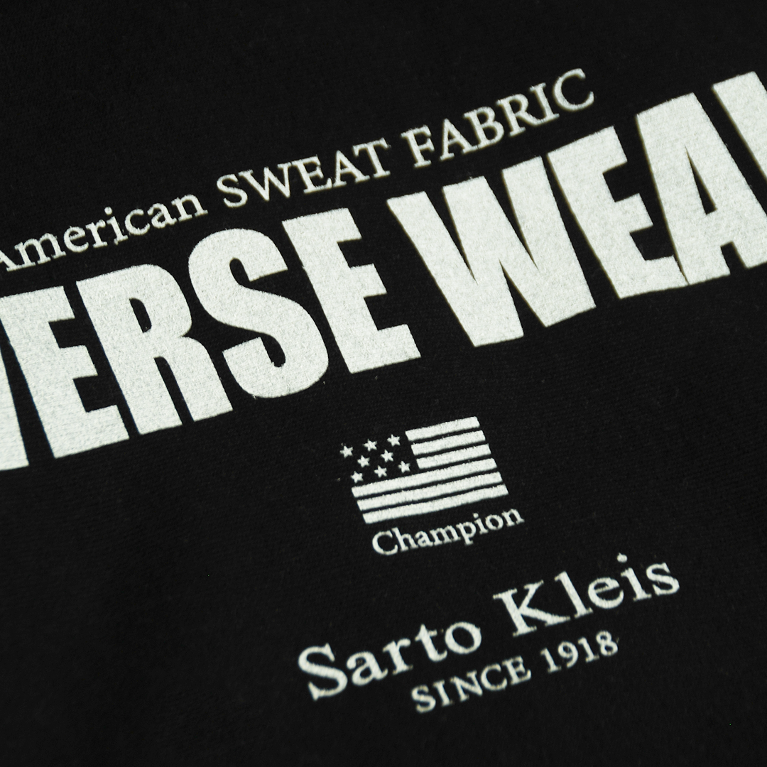 CH REVERSE WEAVE SWEAT HOODIE(LA CUSTOM) BLACK