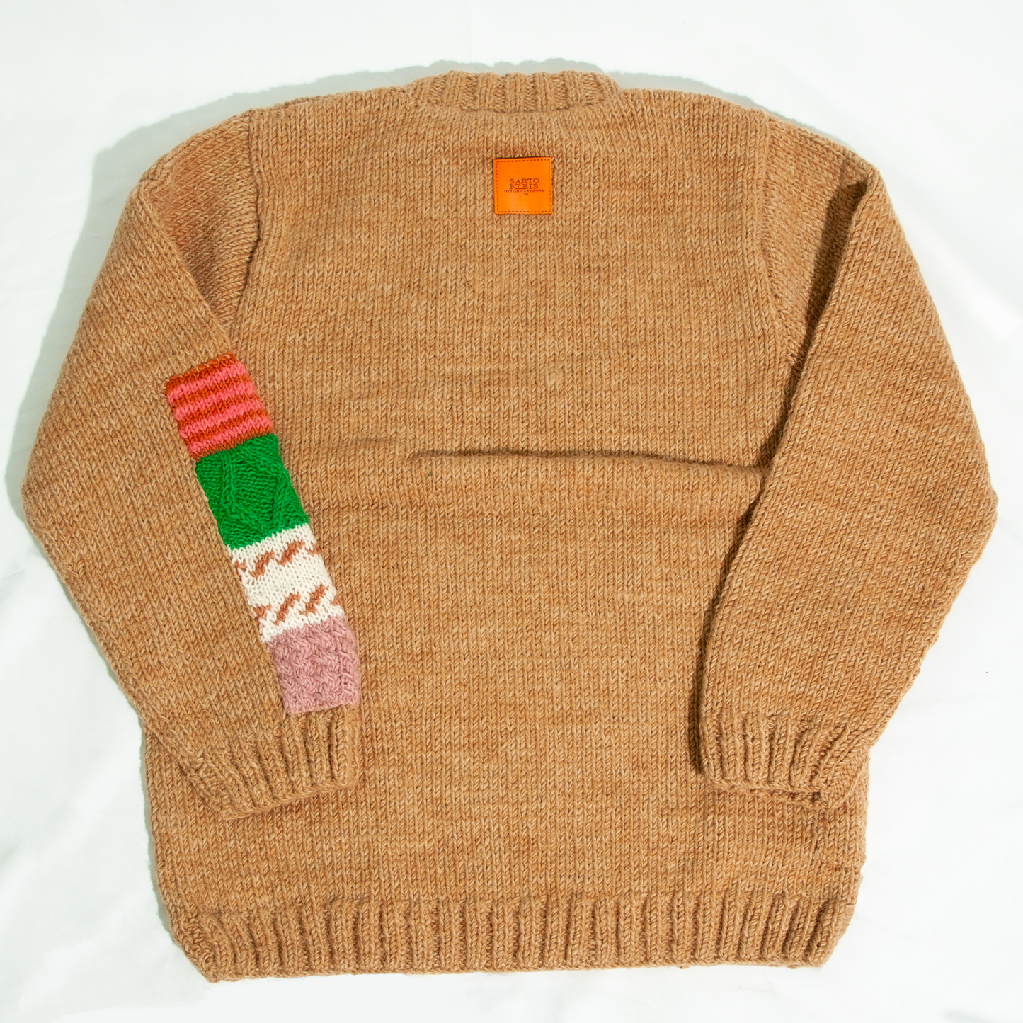 HIMALAYAN HAND KNIT×SARTO KLEIS PATCHWORK PULLOVER